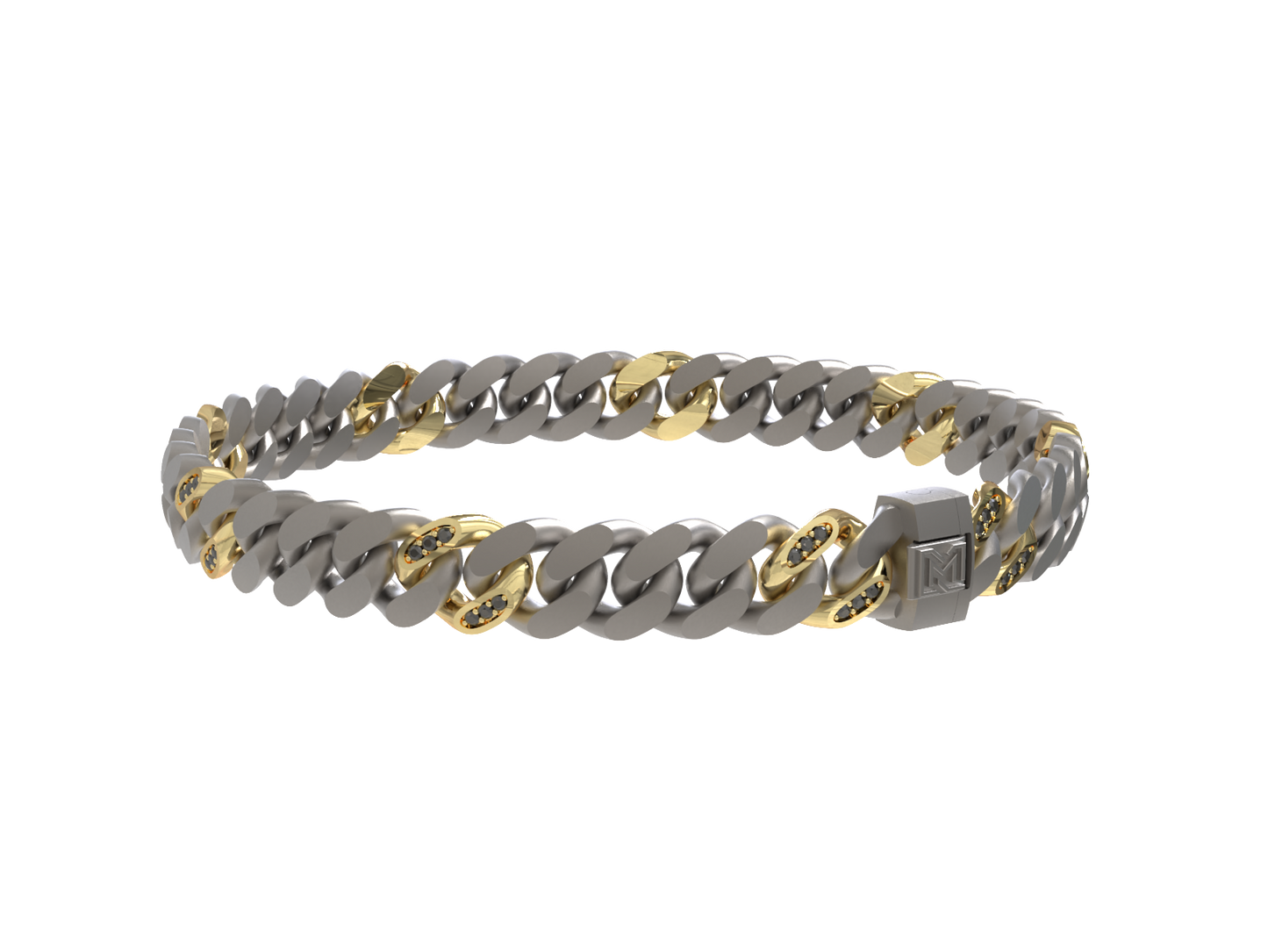 TITANIUM & YELLOW GOLD - XS