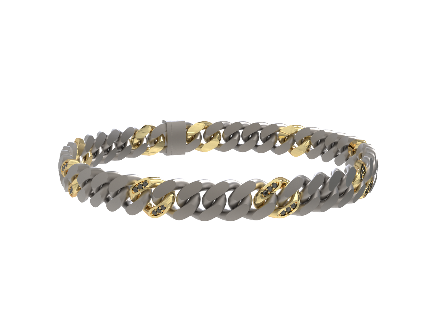 TITANIUM & YELLOW GOLD - XS